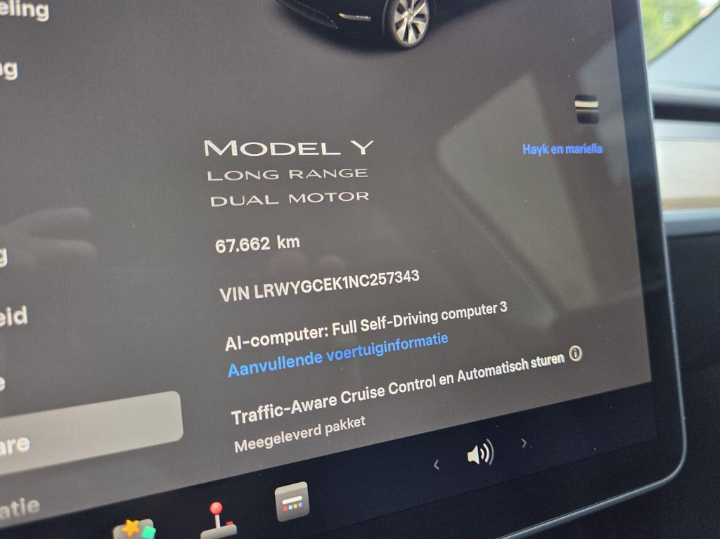 Tesla Model Y (P778GV) met abonnement