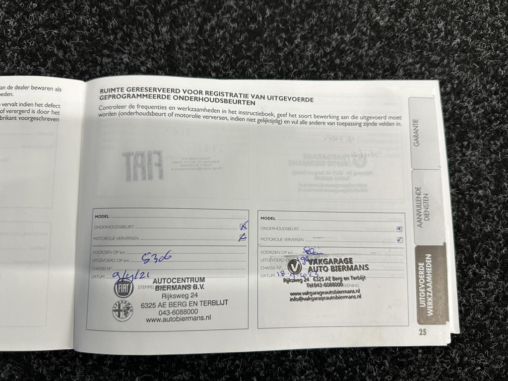 Fiat 500 (J597BX) met abonnement