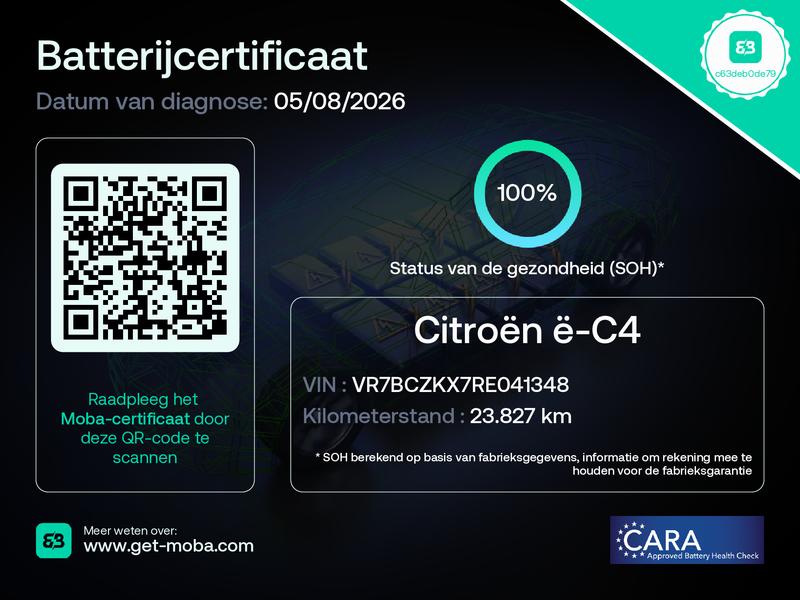 Citroën Ë-C4 (GFG95X) met abonnement