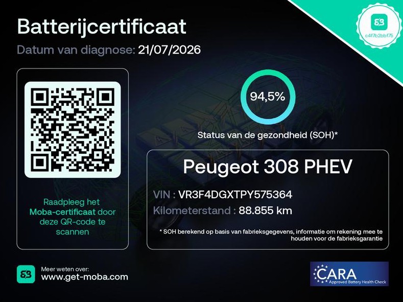 Peugeot 308 (KRZ52L) met abonnement