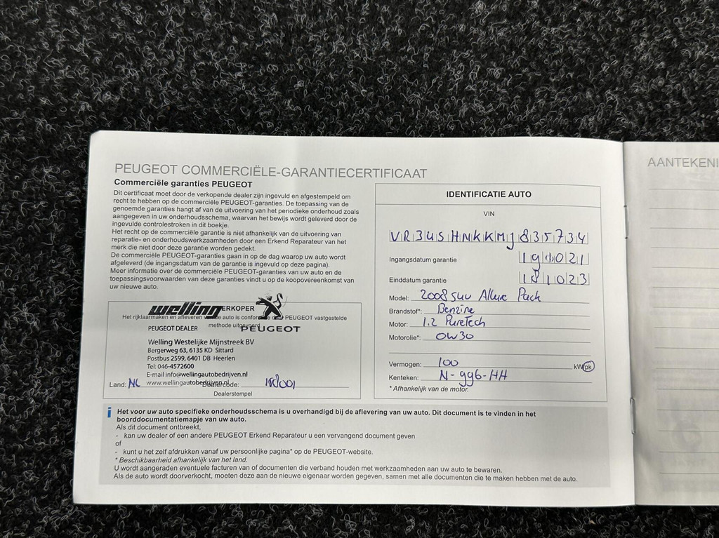 Peugeot 2008 (N996HH) met abonnement