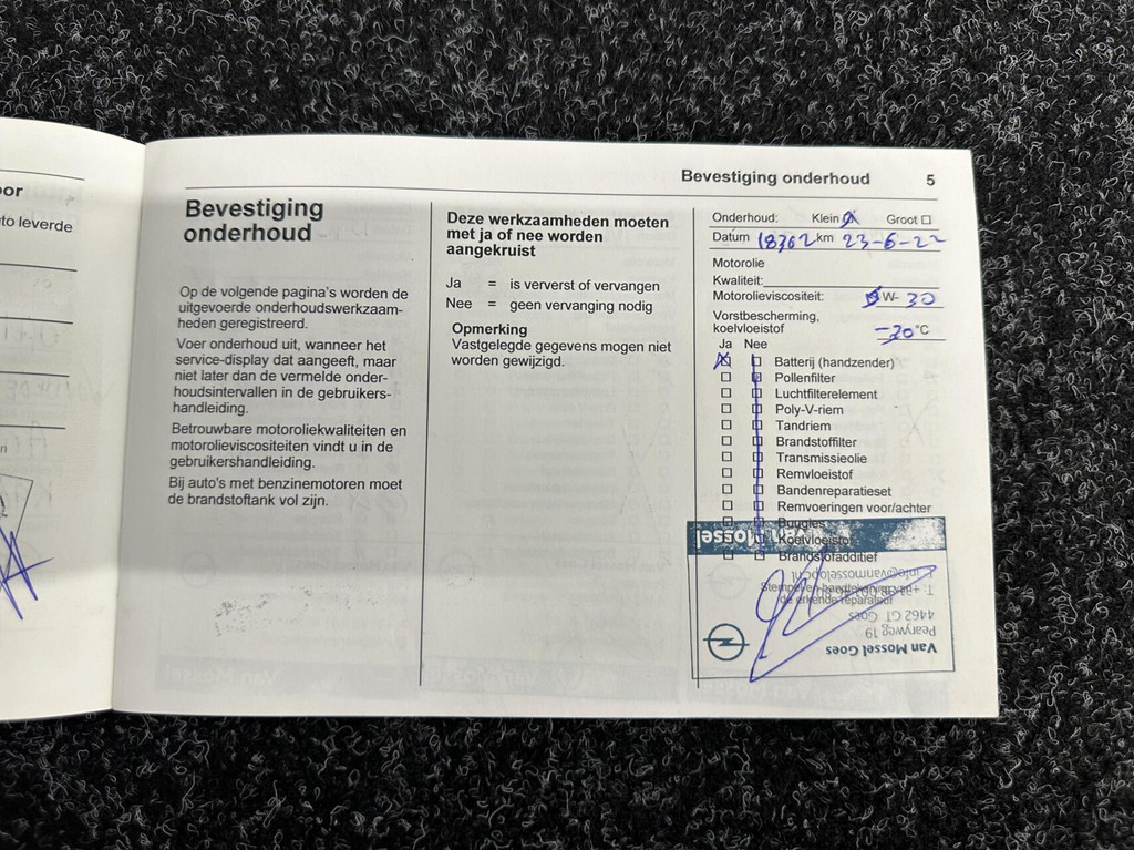 Opel Astra (K964ZS) met abonnement