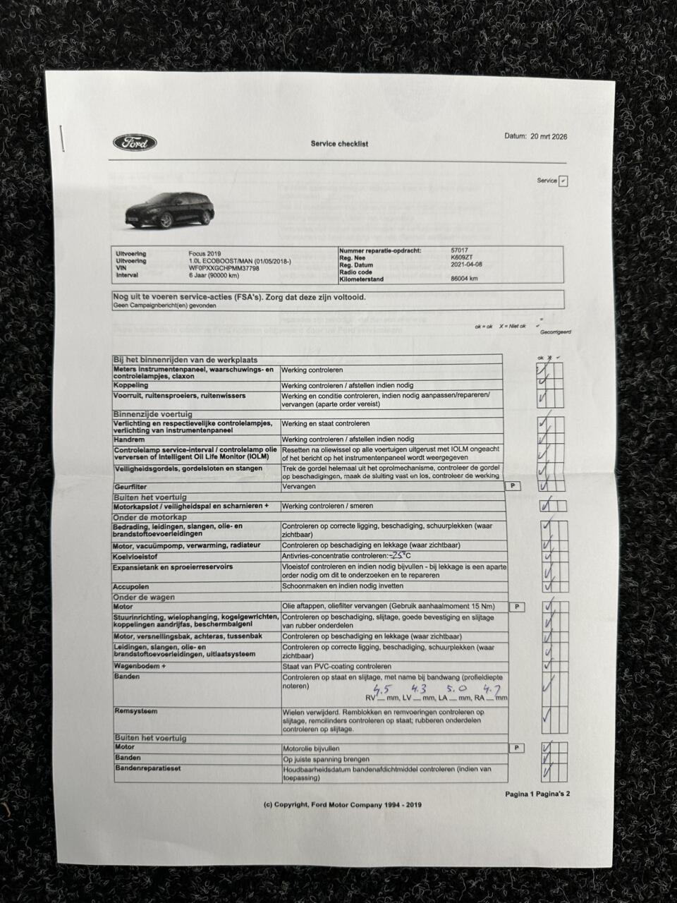 Ford FOCUS Wagon (K609ZT) met abonnement