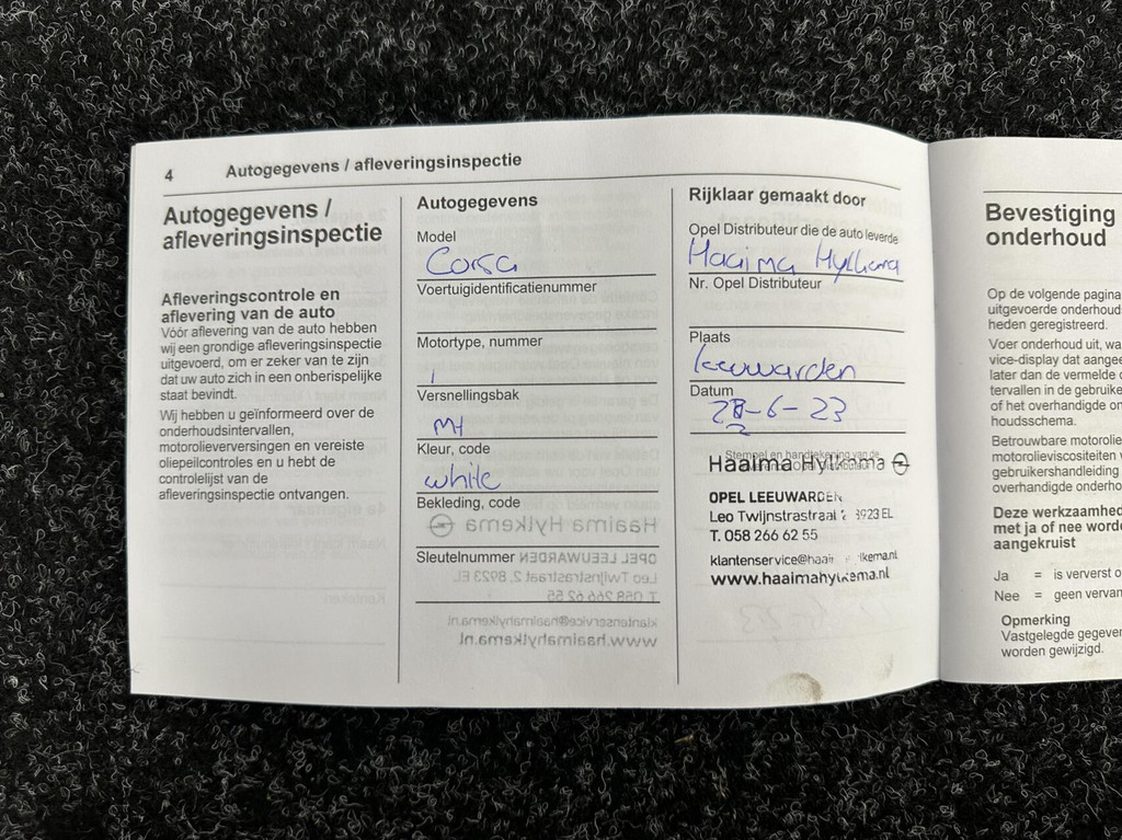 Opel Corsa (T907HD) met abonnement