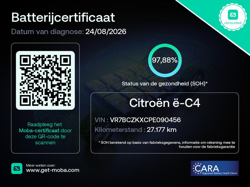 Citroën Ë-C4 (Z361RJ) met abonnement