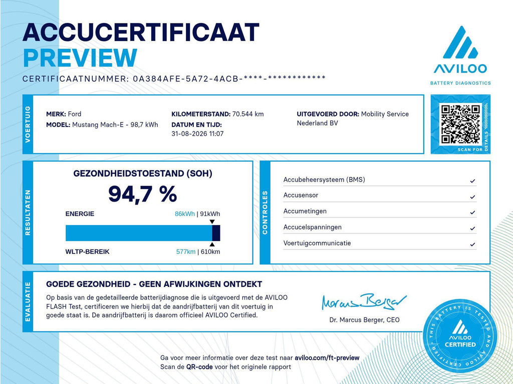 Ford Mustang Mach-E (L674LR) met abonnement