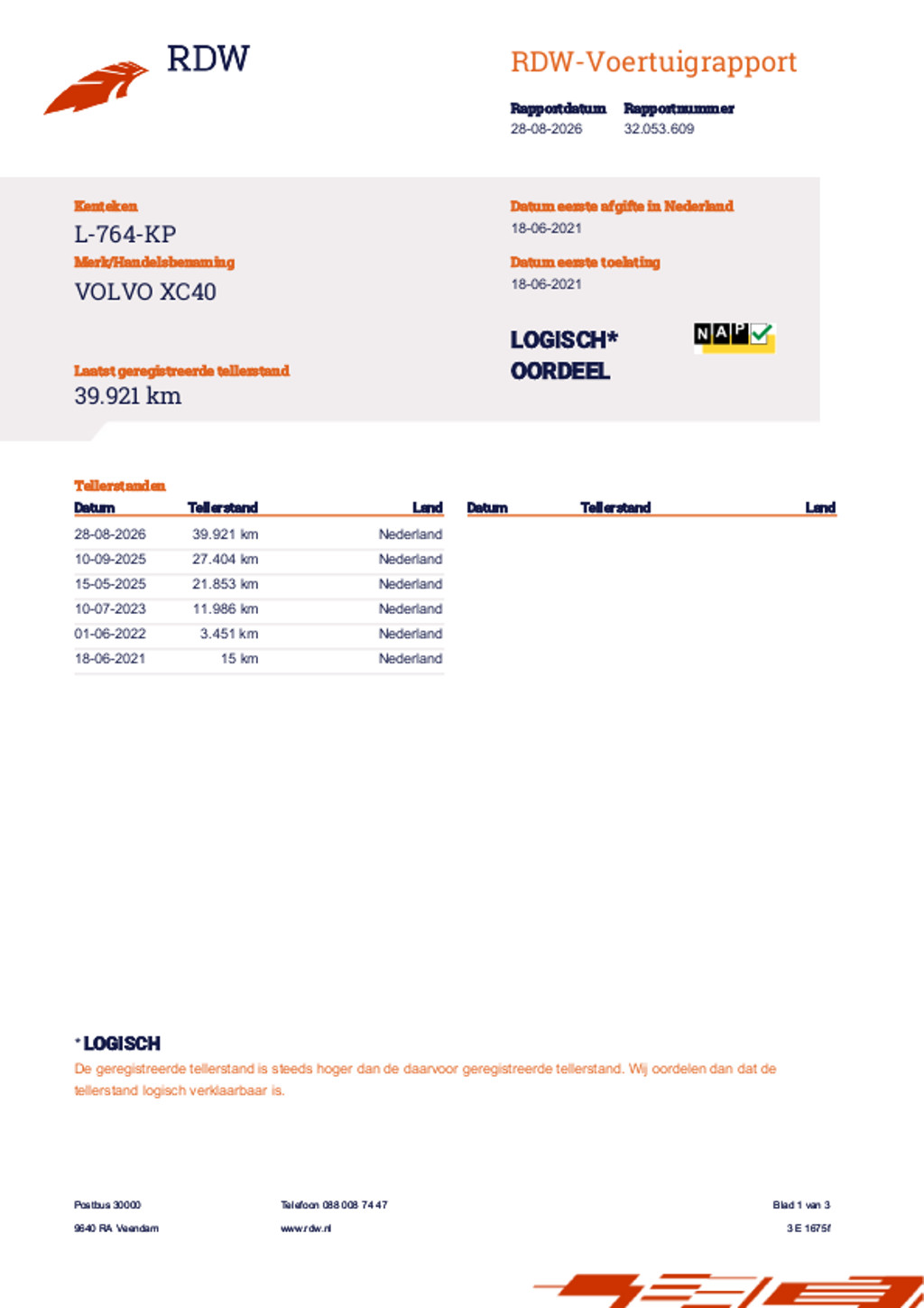 Volvo XC40 (L764KP) met abonnement
