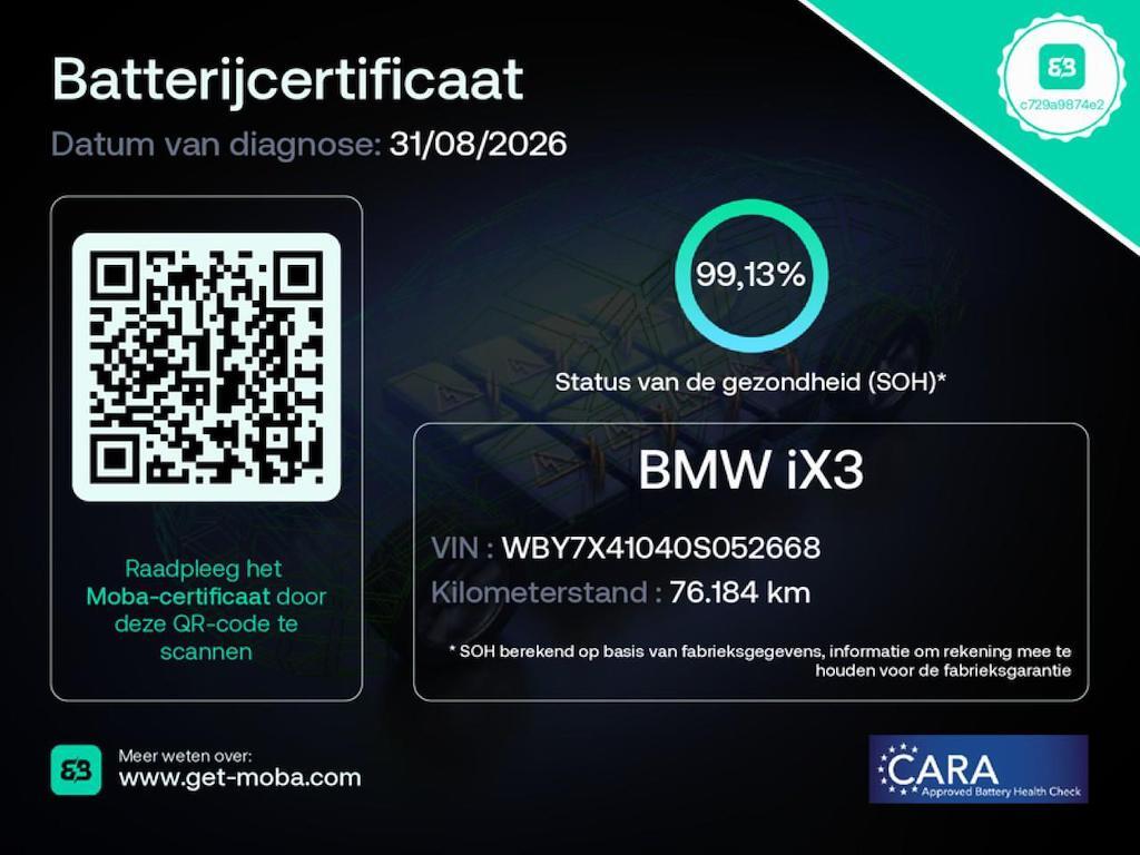 BMW iX3 (L279XH) met abonnement
