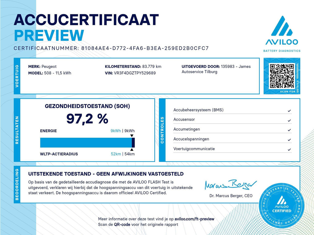 Peugeot 508 (KXG79B) met abonnement