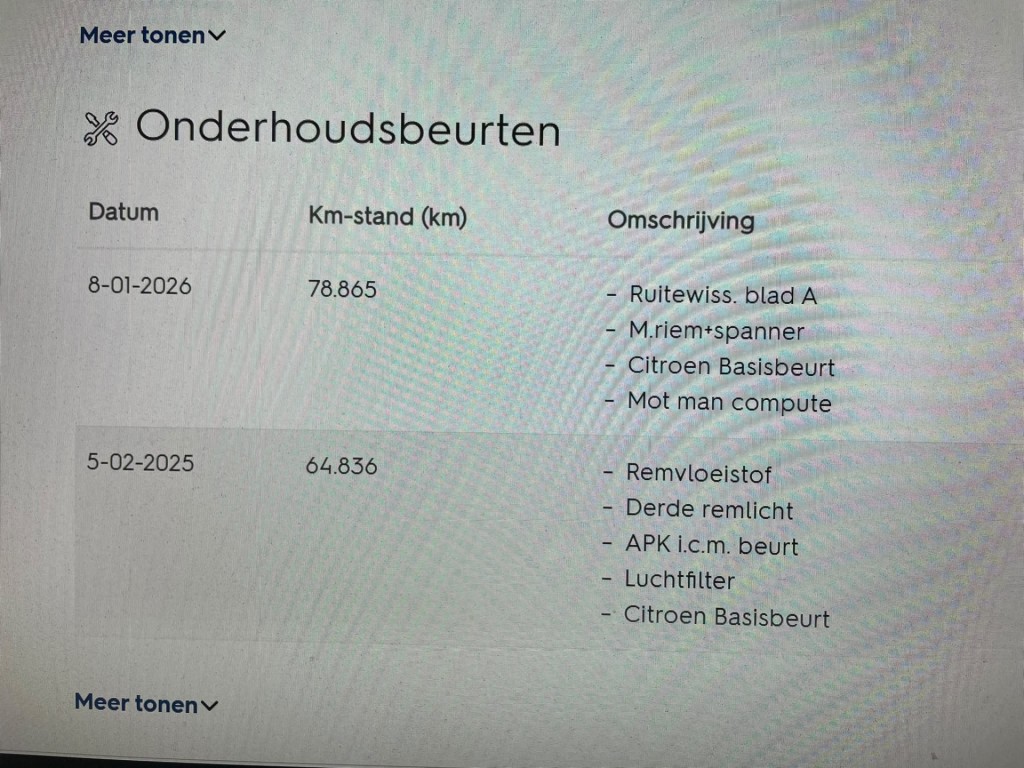 Citroën C1 (K700LR) met abonnement