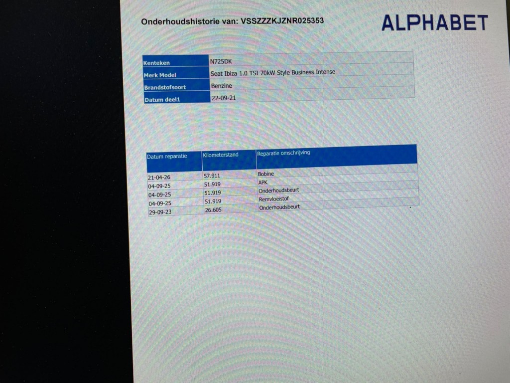 Seat Ibiza (N725DK) met abonnement
