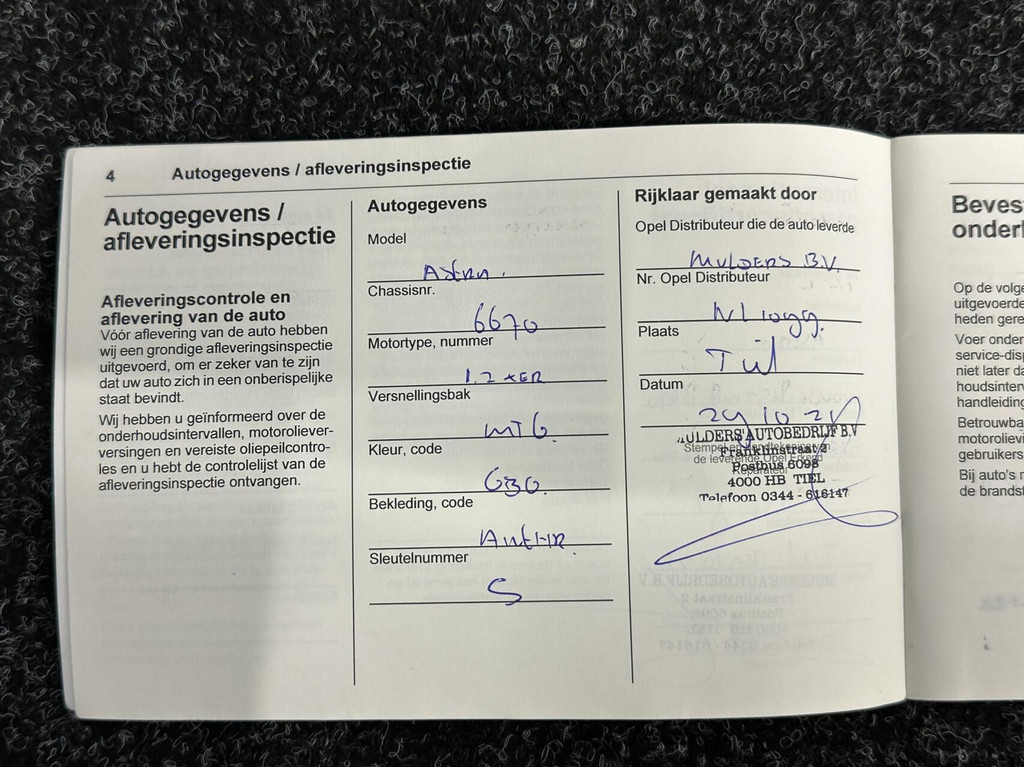 Opel Astra (N631JT) met abonnement