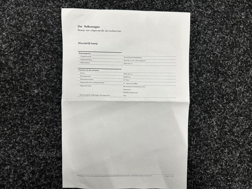 Volkswagen GOLF Variant (X223NP) met abonnement
